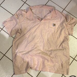 Carhartt Light Pink Polo Shirt